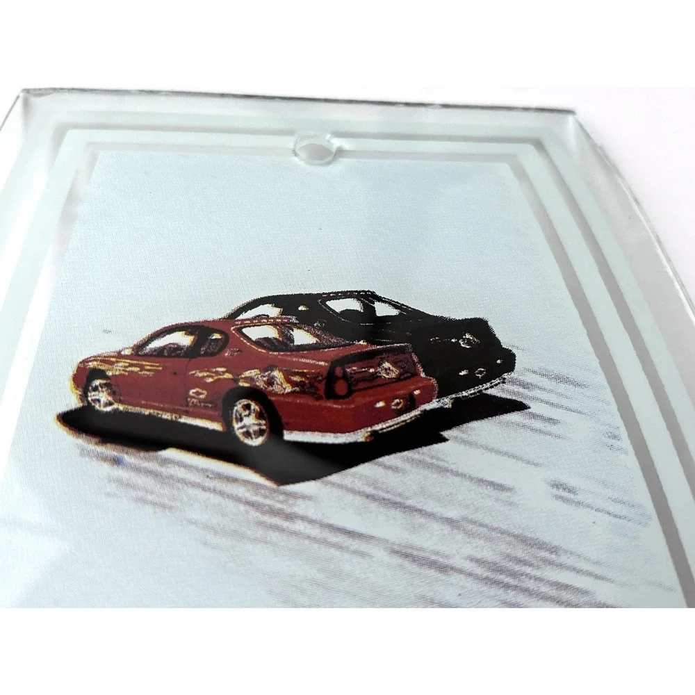 Dale Earnhardt Touch Lamp Shade Replacement Glass Panels OK Lighting Lot of 6